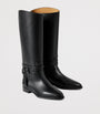Black Leather Donnely Boots