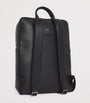 Leather Logo Backpack