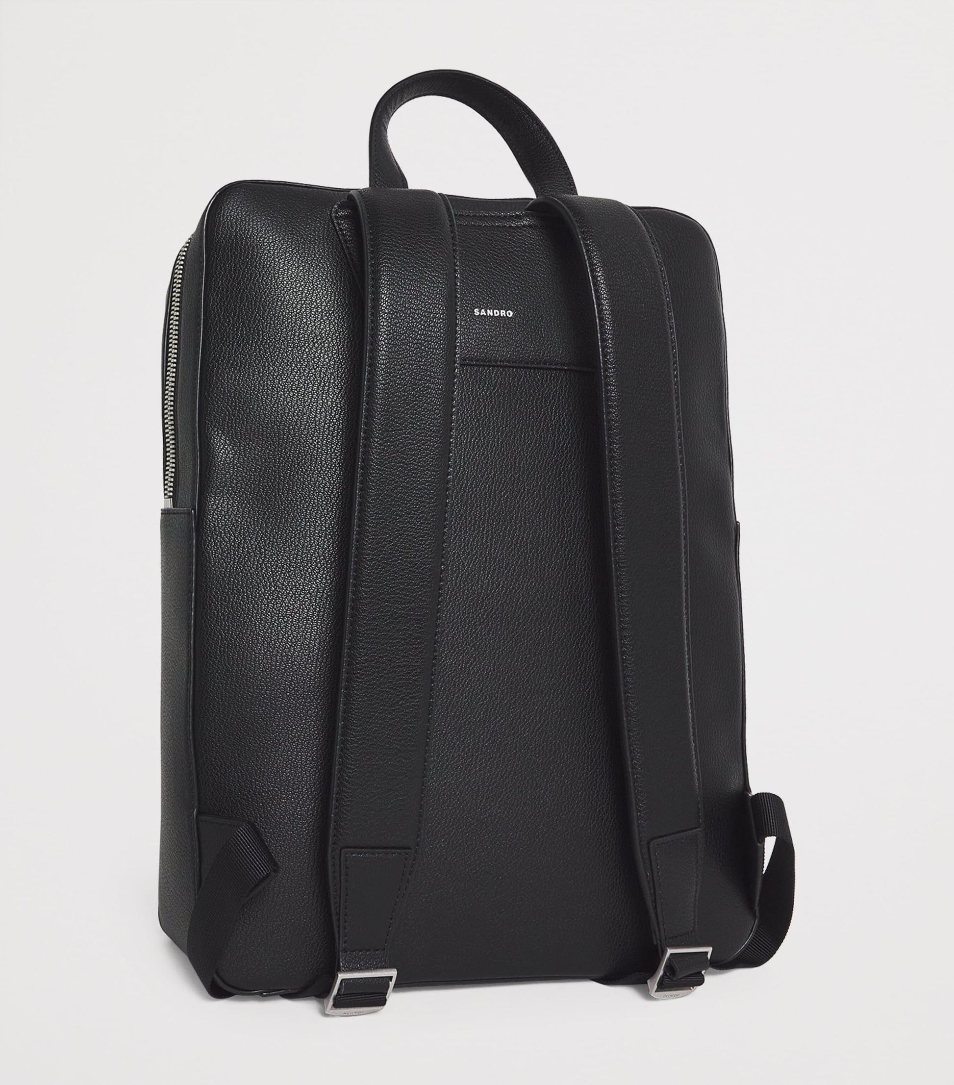 Leather Logo Backpack