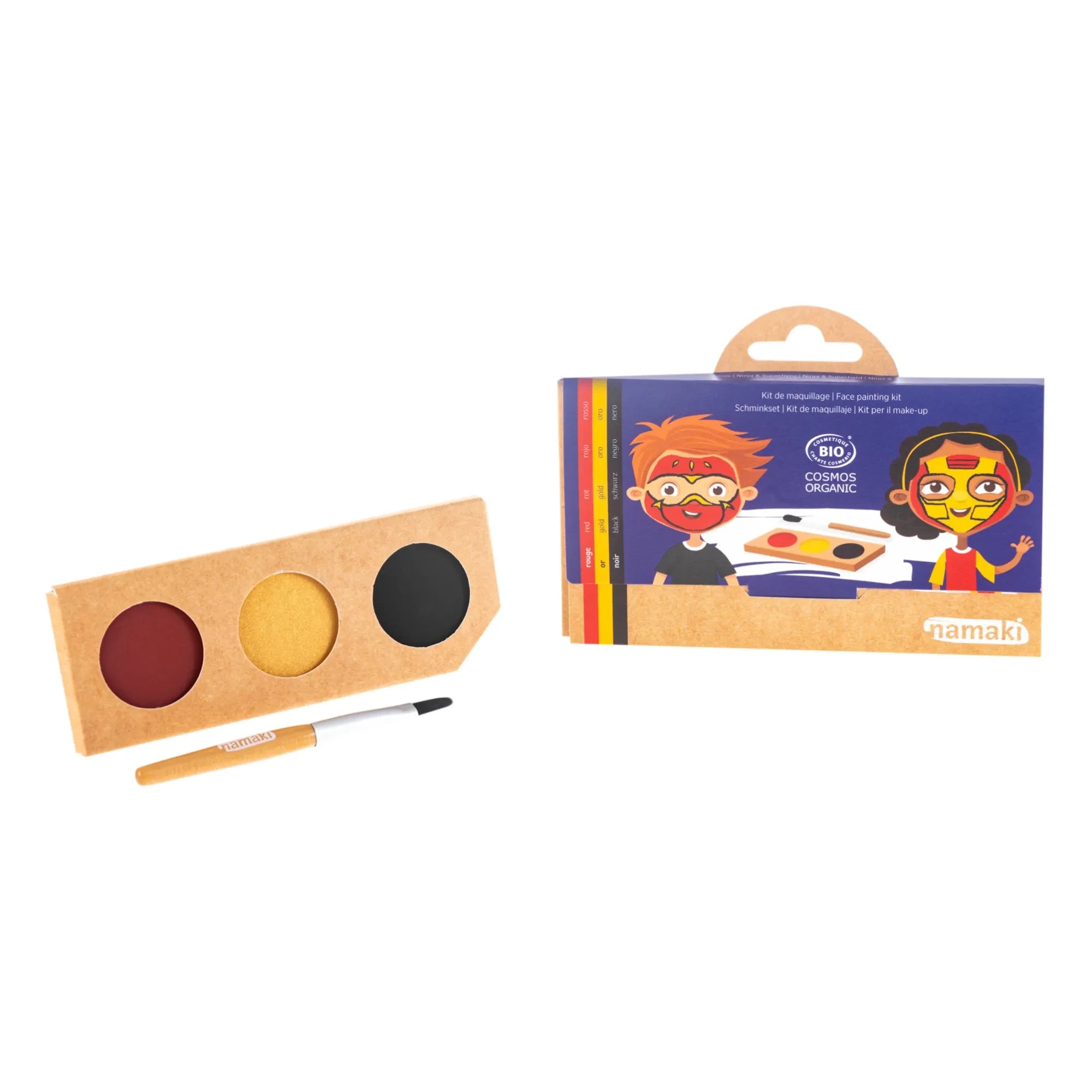 Namaki - Ninja & Superhero 3 Color Makeup Kit | Red