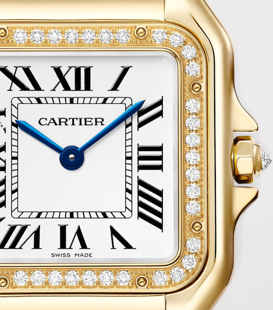 Yellow Gold and Diamond Panthère de Cartier Watch 26.7mm