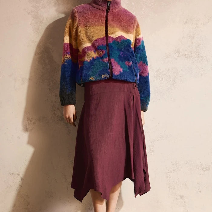 Medicine fermuarlı kadın polar sweatshirt