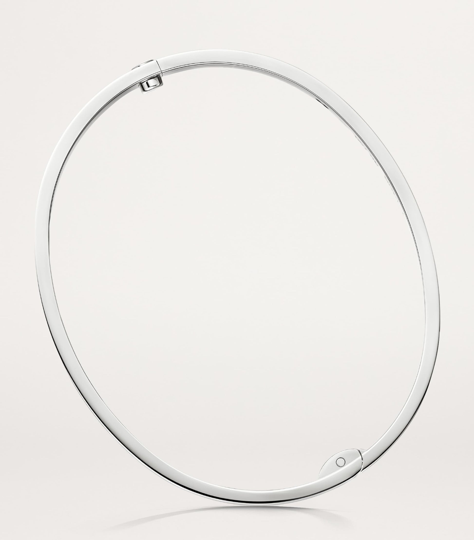 Cartier LOVE Classic White Gold Bracelet - Single-Screw Closure