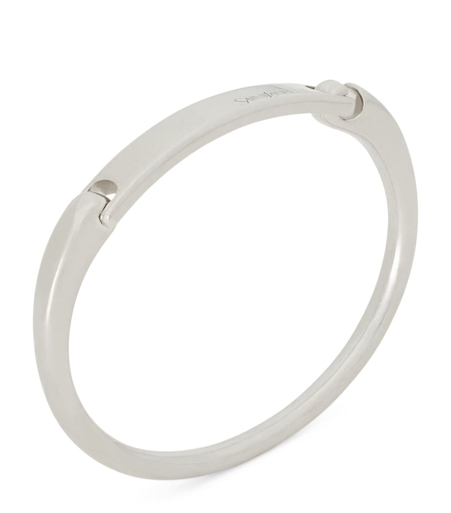 Saint Laurent Vintage Plaquette Bangle