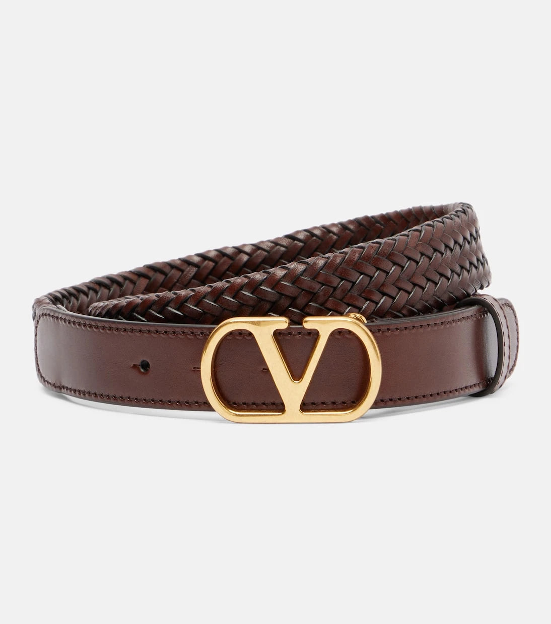 Valentino Garavani - VLogo braided leather belt