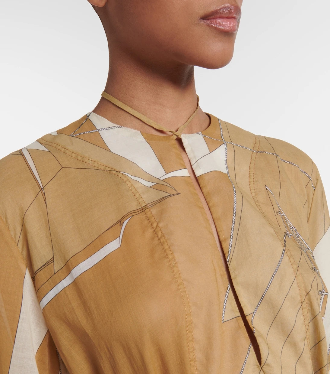 Johanna Ortiz - Aqua Cruiser cotton voile kaftan