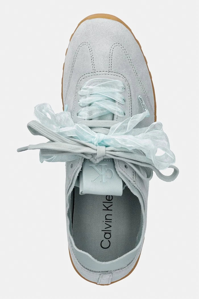 Calvin Klein LOW PROFILE RUN MG SUE DB LACES маратонки дамски от кожа