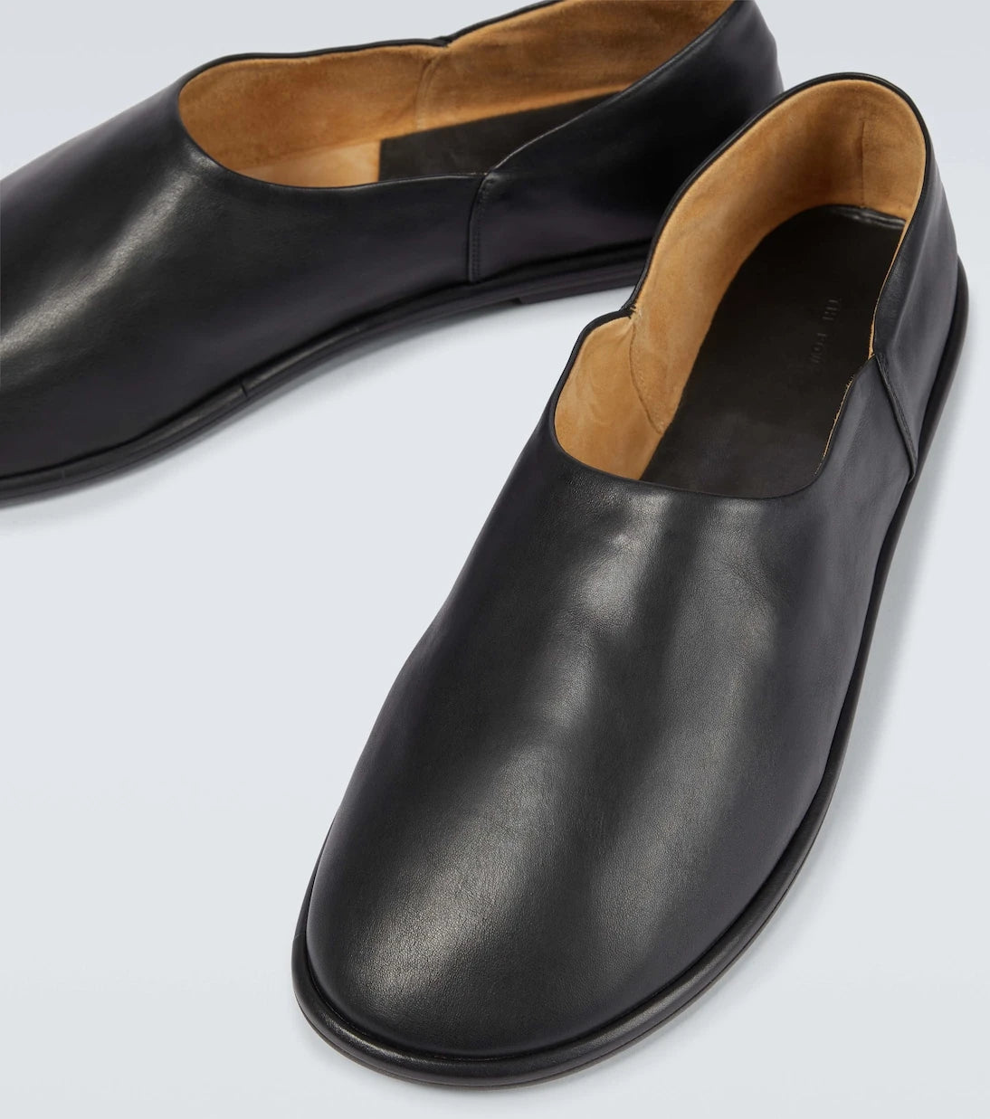 The Row - Canal slip-on leather shoes