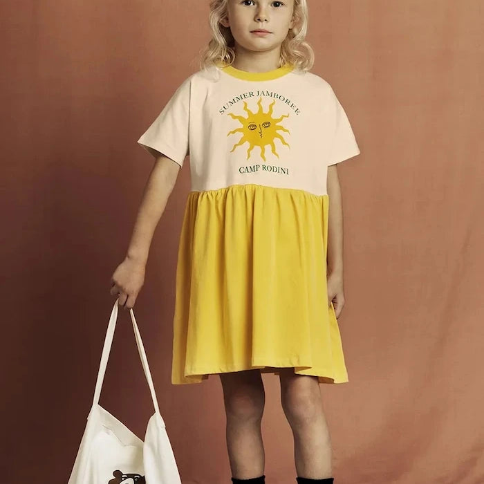 Детска рокля Mini Rodini Sun