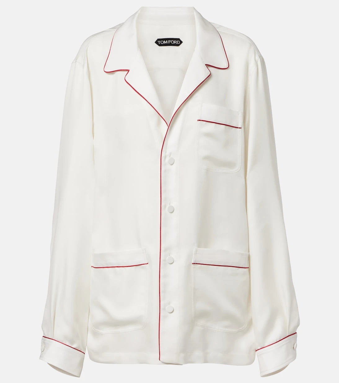 Tom Ford - Silk twill pajama shirt