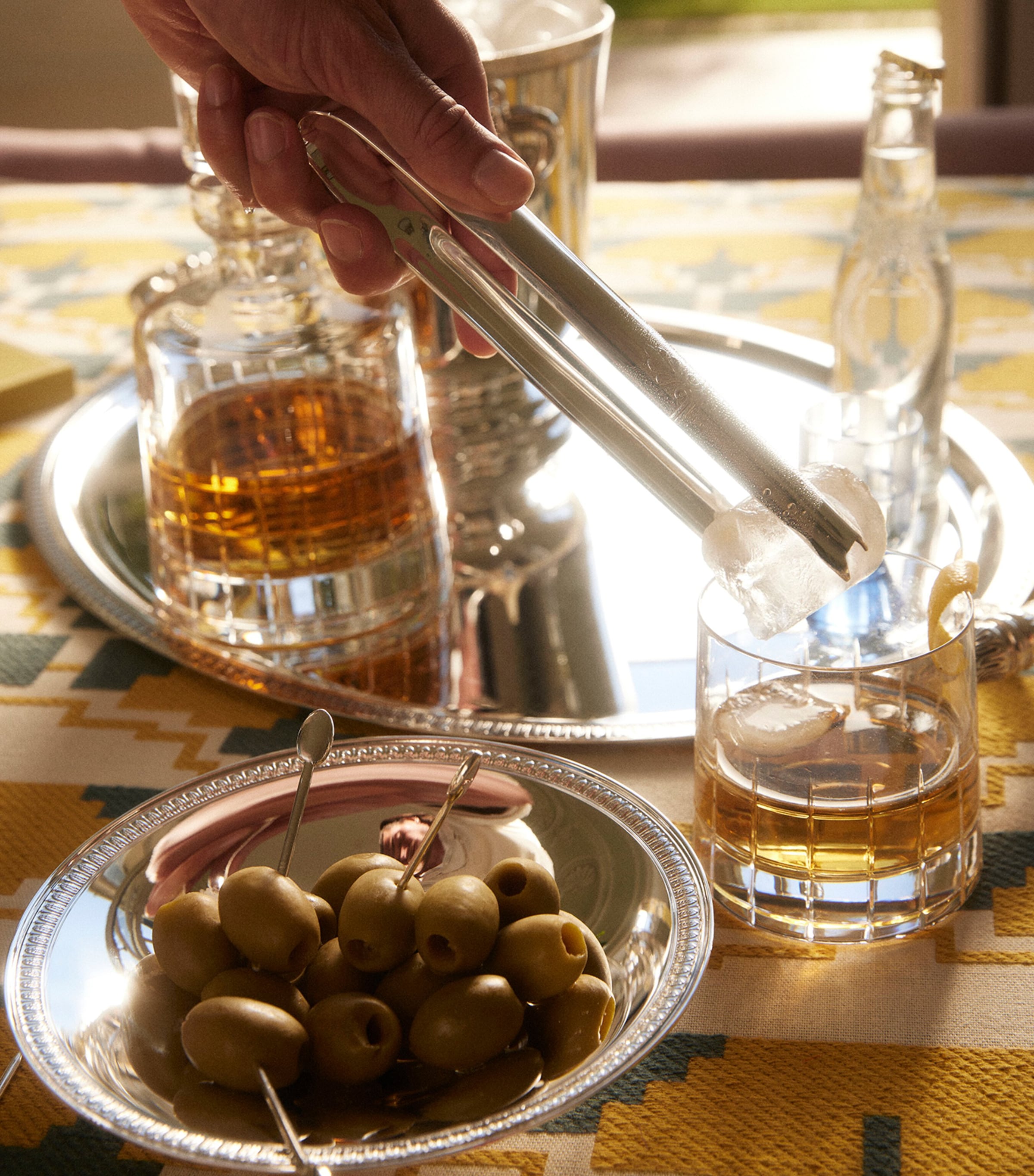 Set of 2 Crystal Double Old Fashioned Tumblers (240ml)