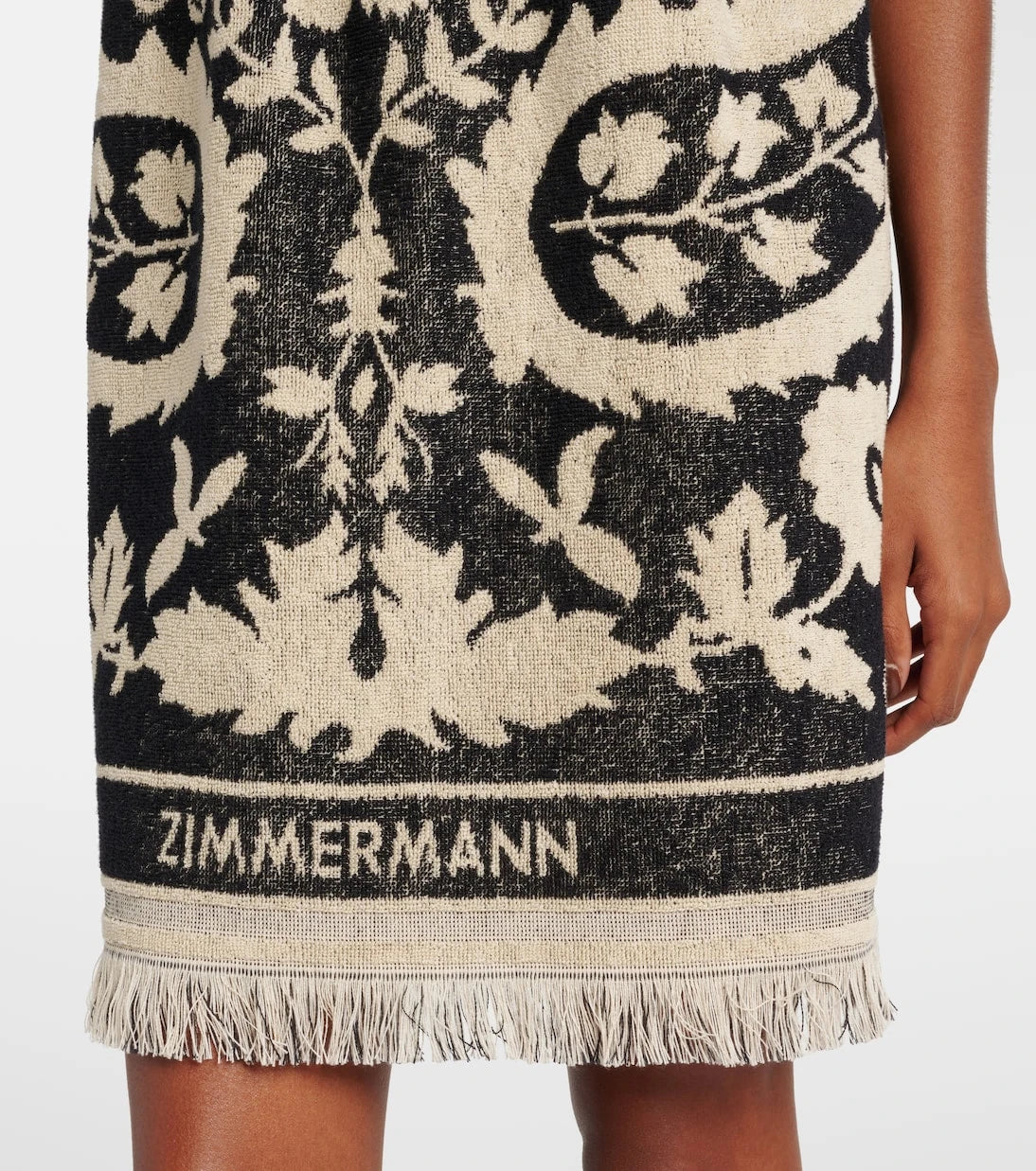 Zimmermann - فستان ريانين قصير من القطن تيري