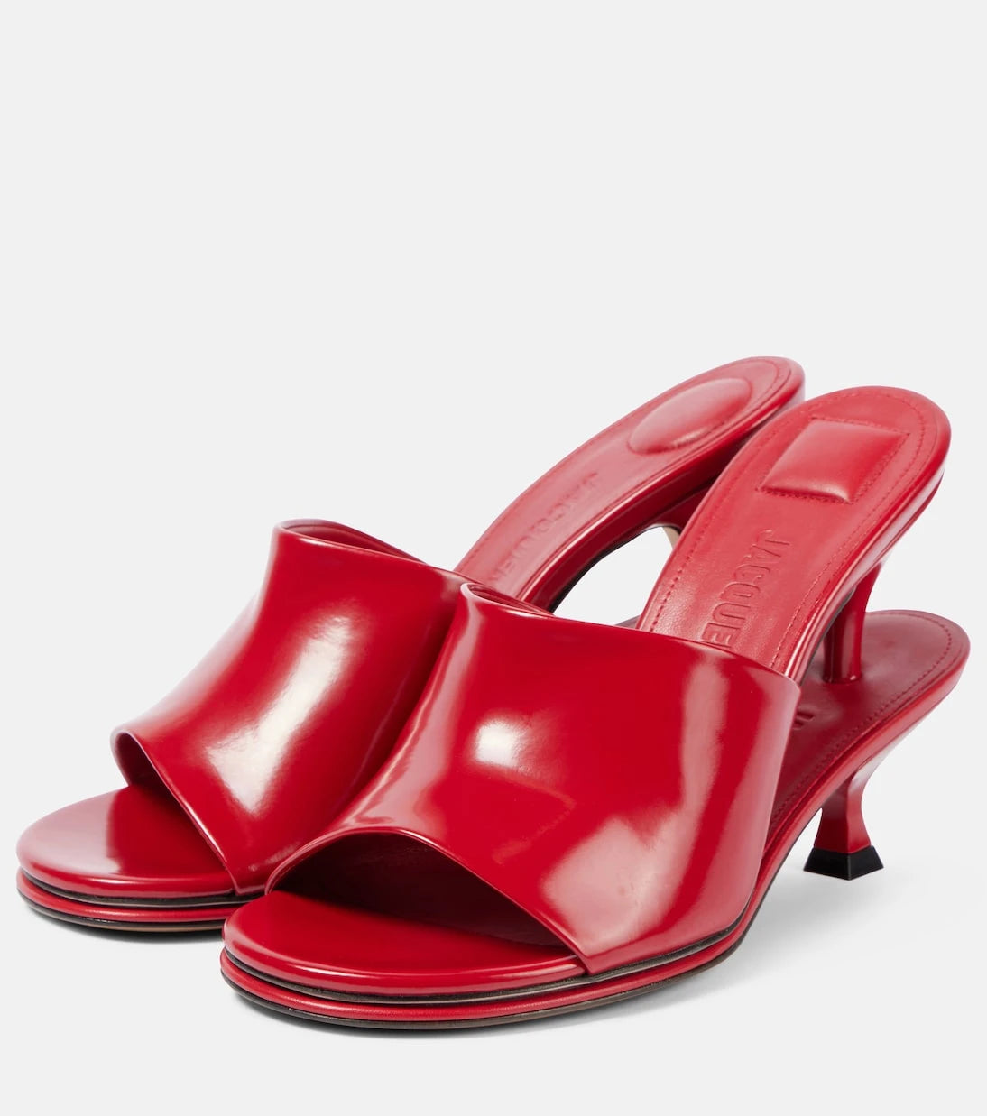 Jacquemus - Les Doubles Mules leather mules