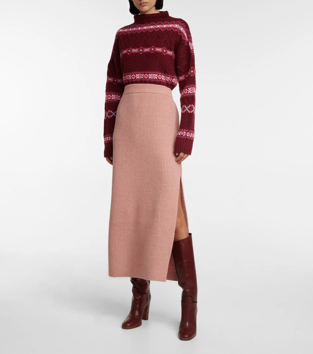 Altuzarra - Wetherby wool-blend midi skirt