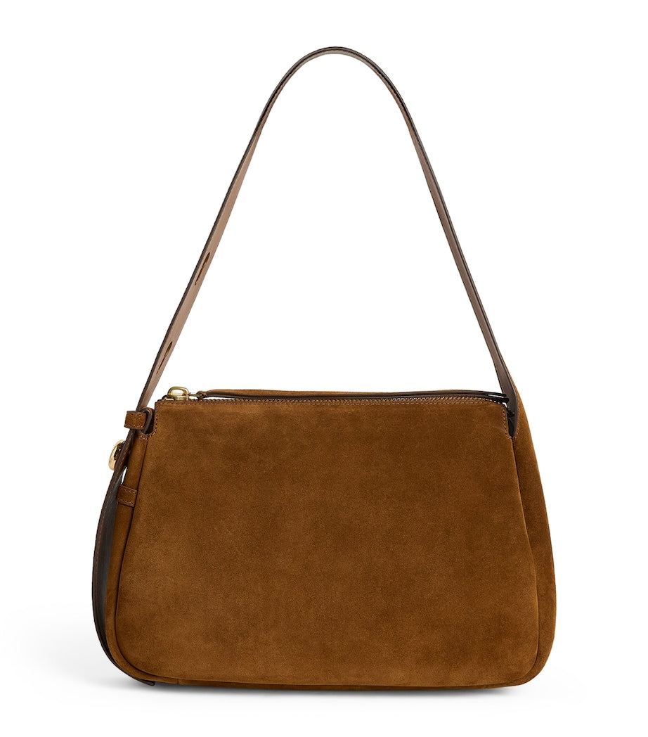 Suede Romy Shoulder Bag