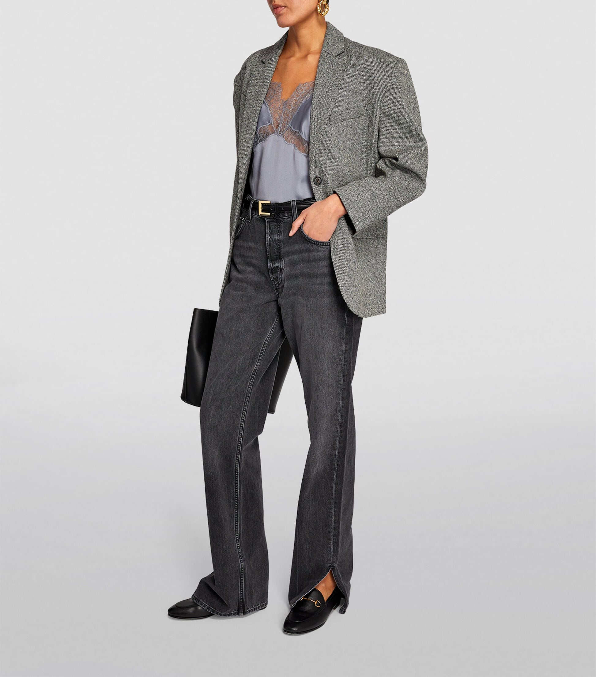 Black Leather Nicola Belt