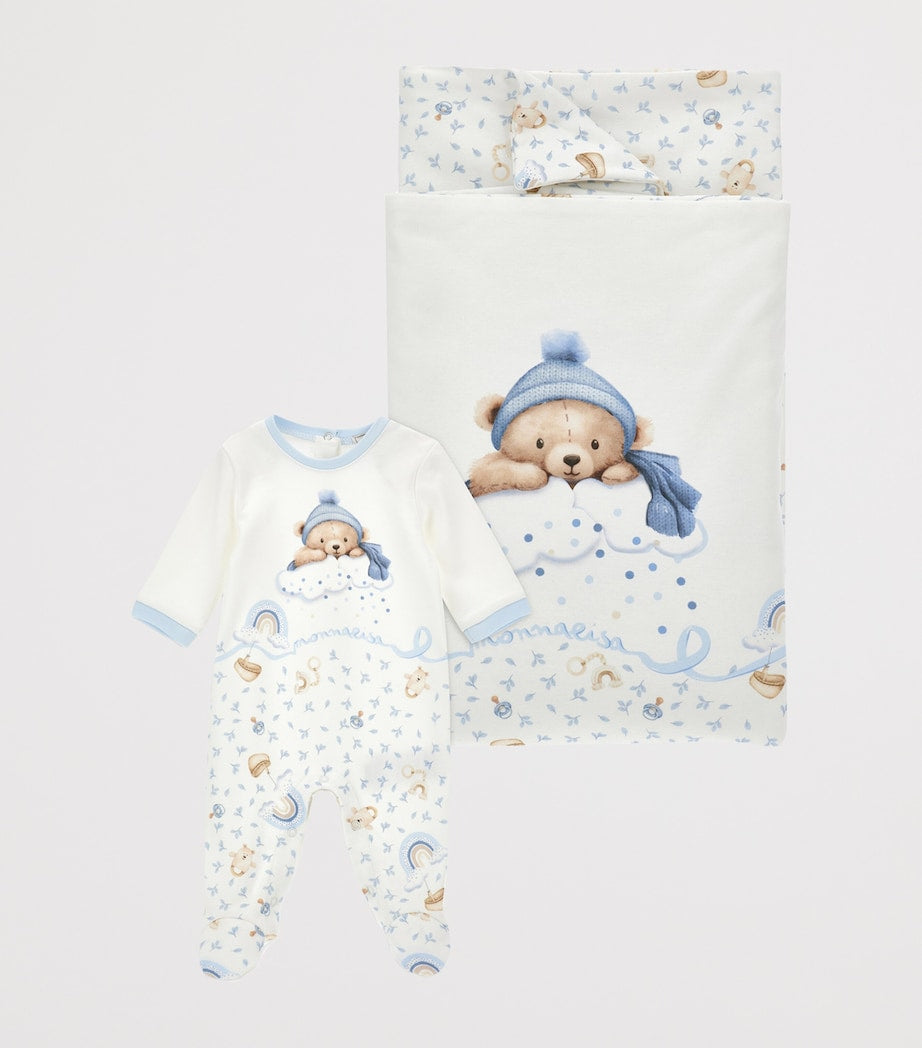 Teddy Bear All-In-One and Sleeping Bag Set (1-9 Months)