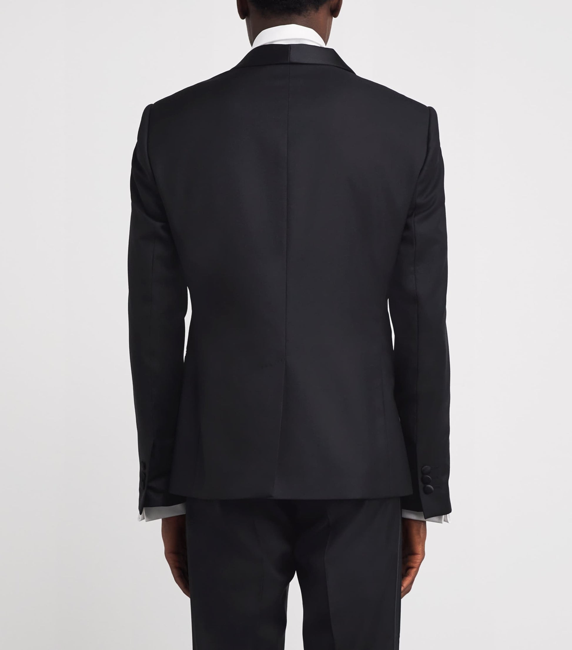 Emporio Armani Black Virgin Wool Blazer