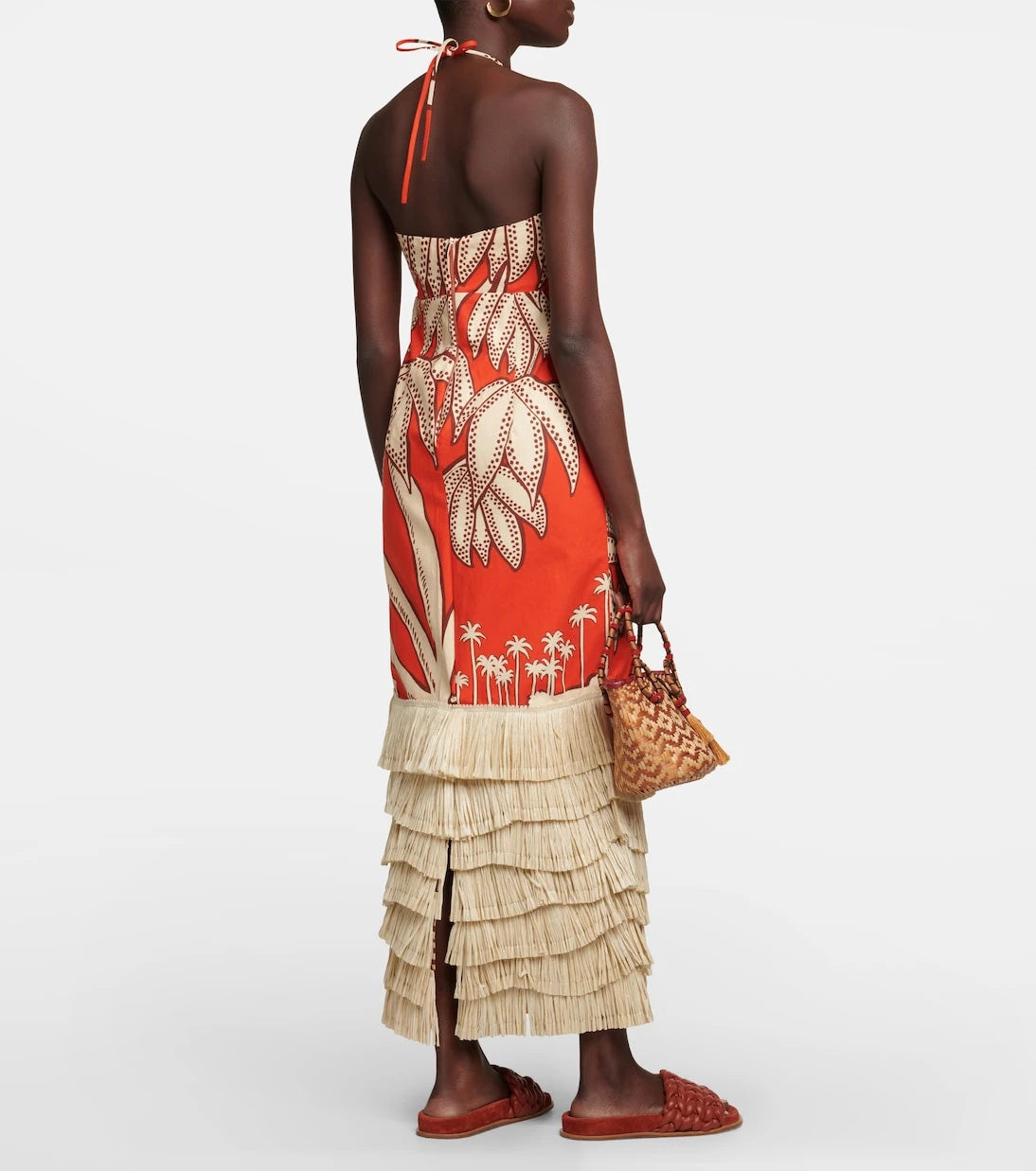 Johanna Ortiz - Ruffle floral maxi dress