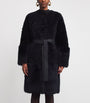 Joseph Brown Shearling Tina Coat