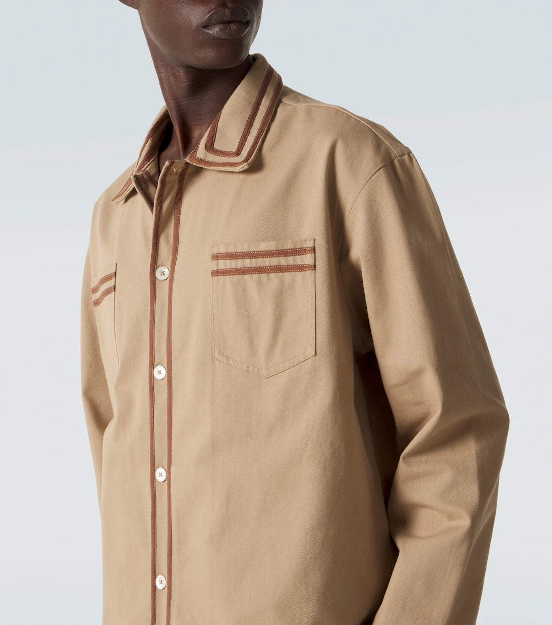 Bode - Cotton twill overshirt