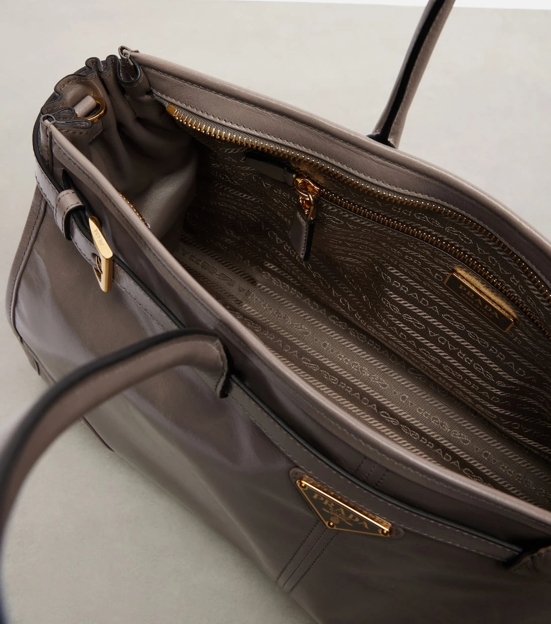 Prada - Prada Bonnie Large leather shoulder bag
