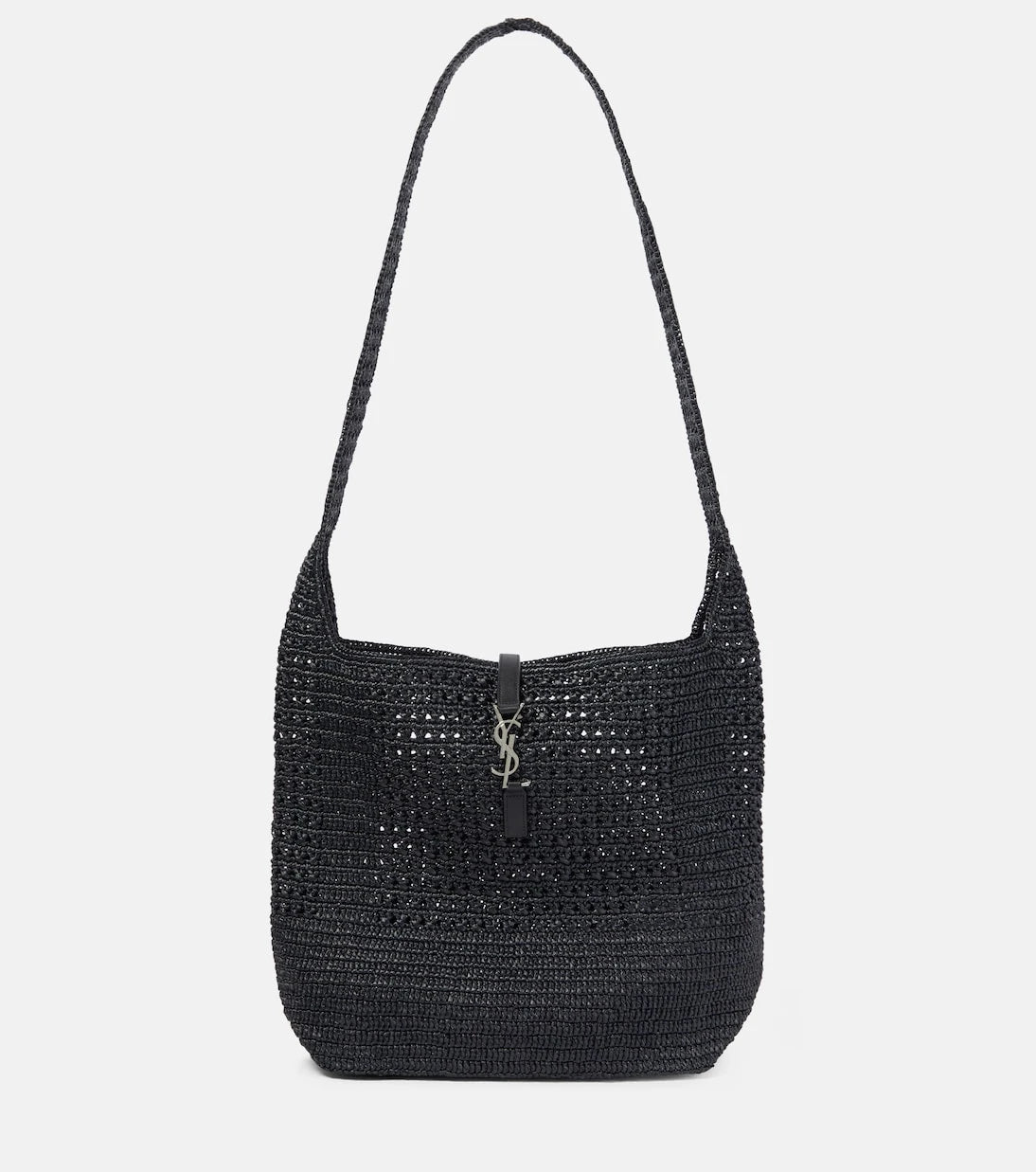Saint Laurent - Le 5 à 7 Medium raffia shoulder bag