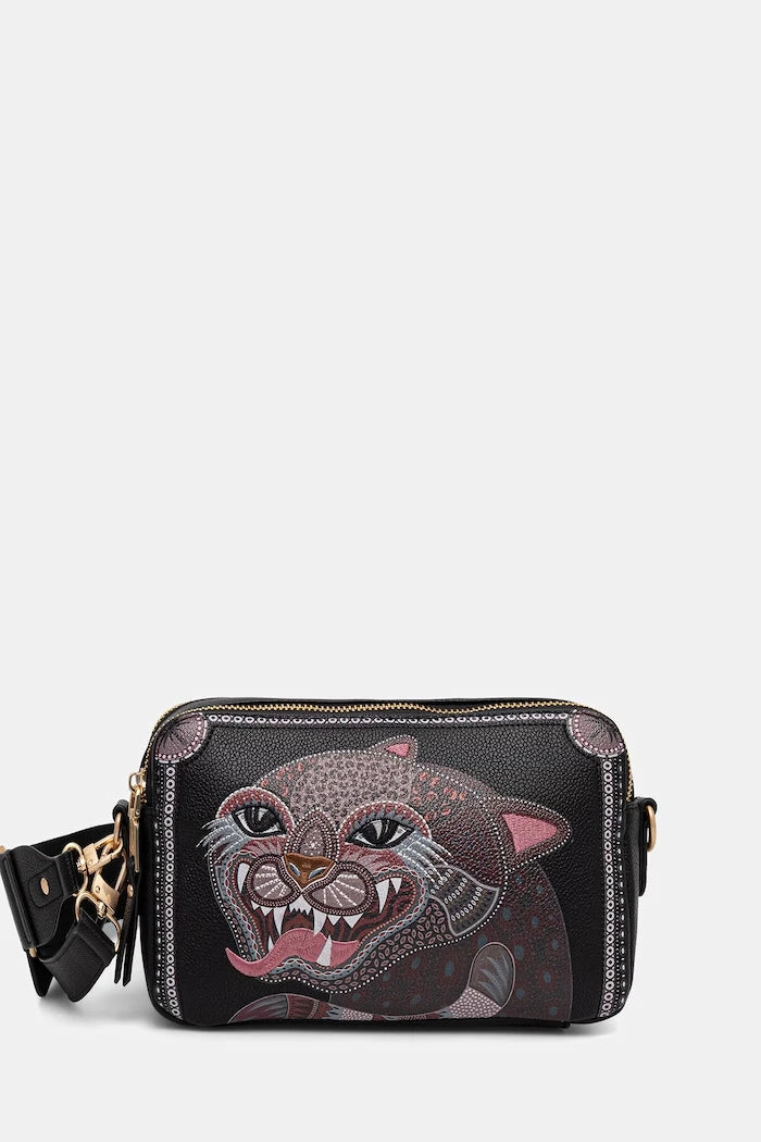 Medicine suni deri crossbody kadın çantası
