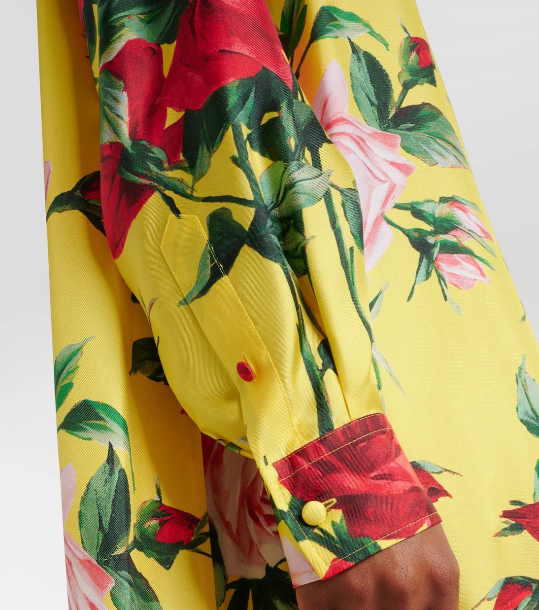 Dolce&Gabbana - Floral silk shirt dress