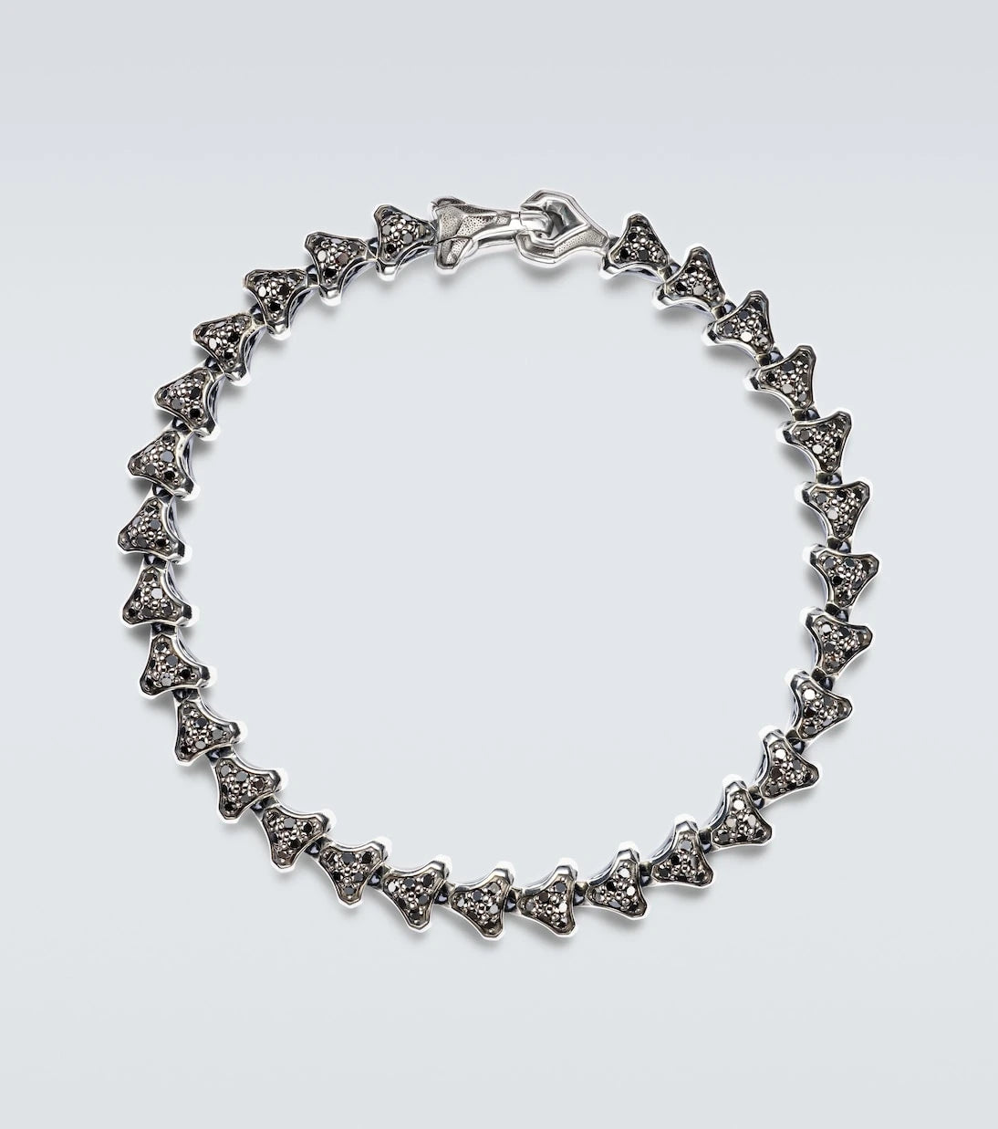 David Yurman - Armory® sterling silver bracelet with diamonds