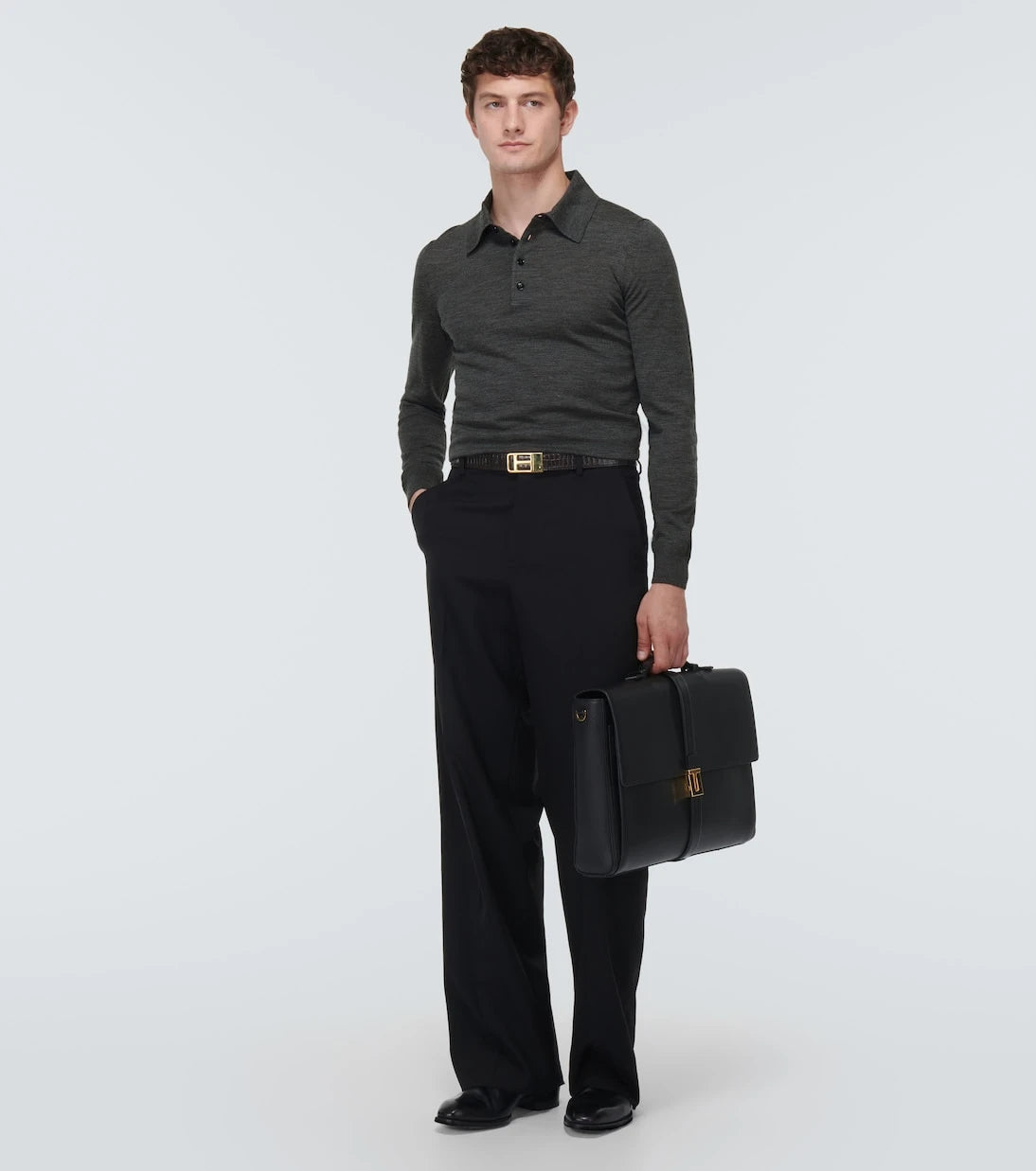 Tom Ford - Wool polo shirt