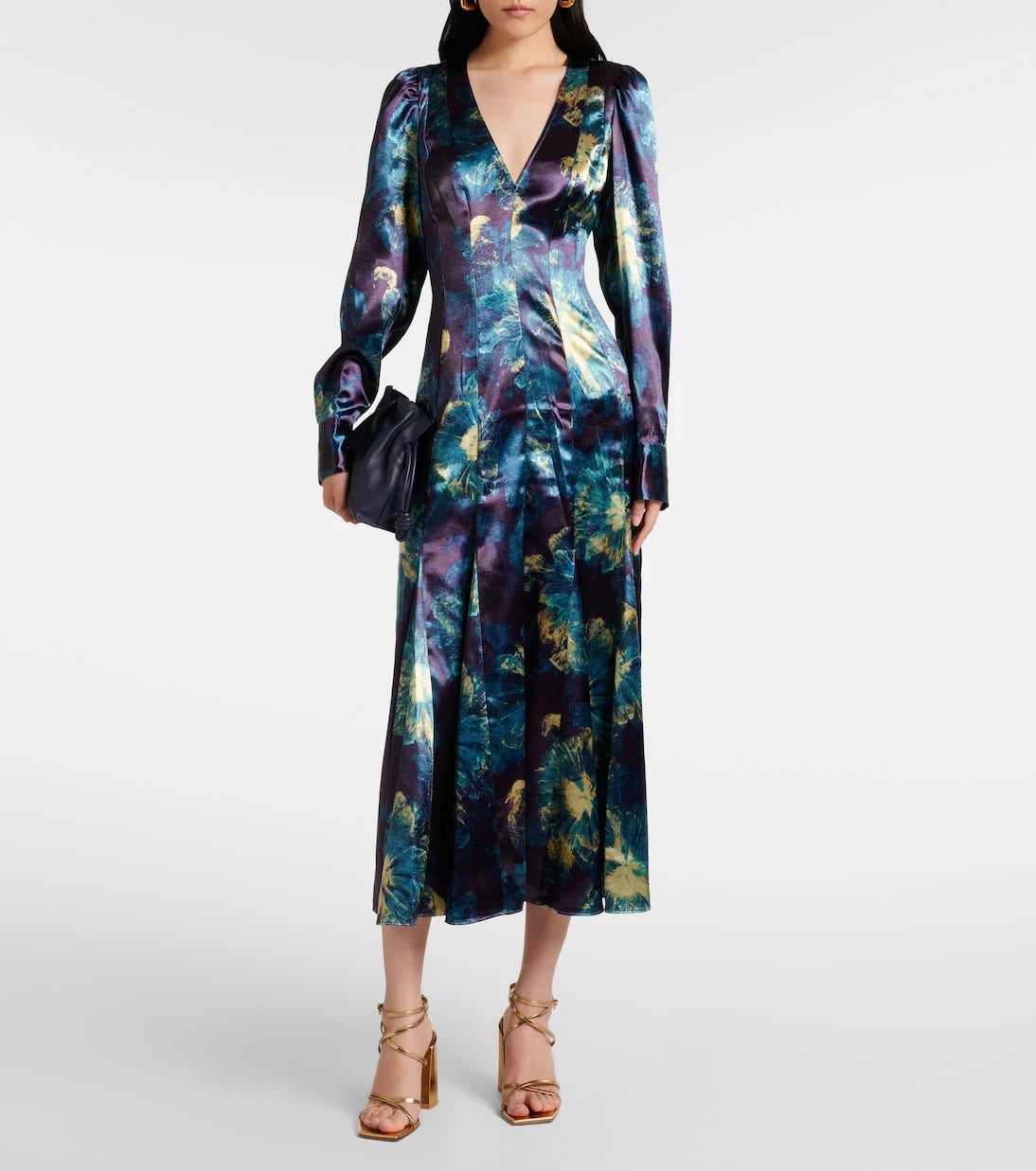 Ulla Johnson - Azrou floral satin midi dress