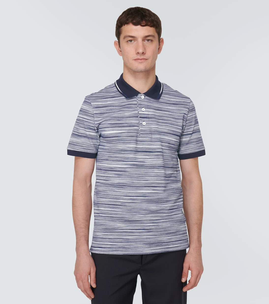Missoni - Striped cotton polo shirt