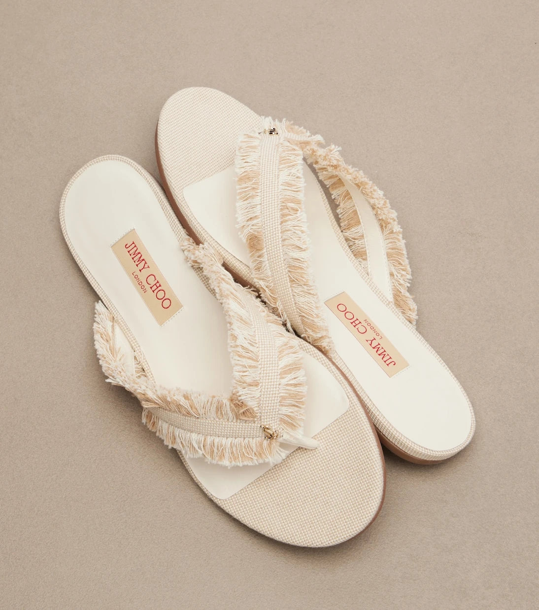 Jimmy Choo - Bay kanvas sandaletler