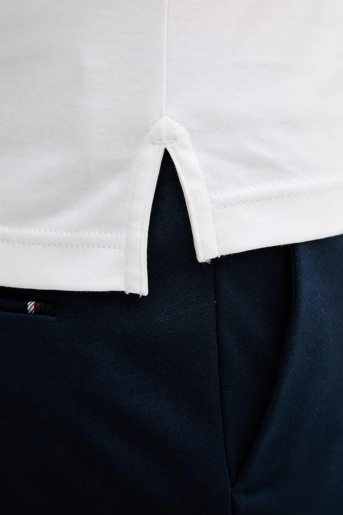 Tommy Hilfiger тениска с яка мъжка от памук