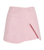 Pink Wrap Tailored Shorts