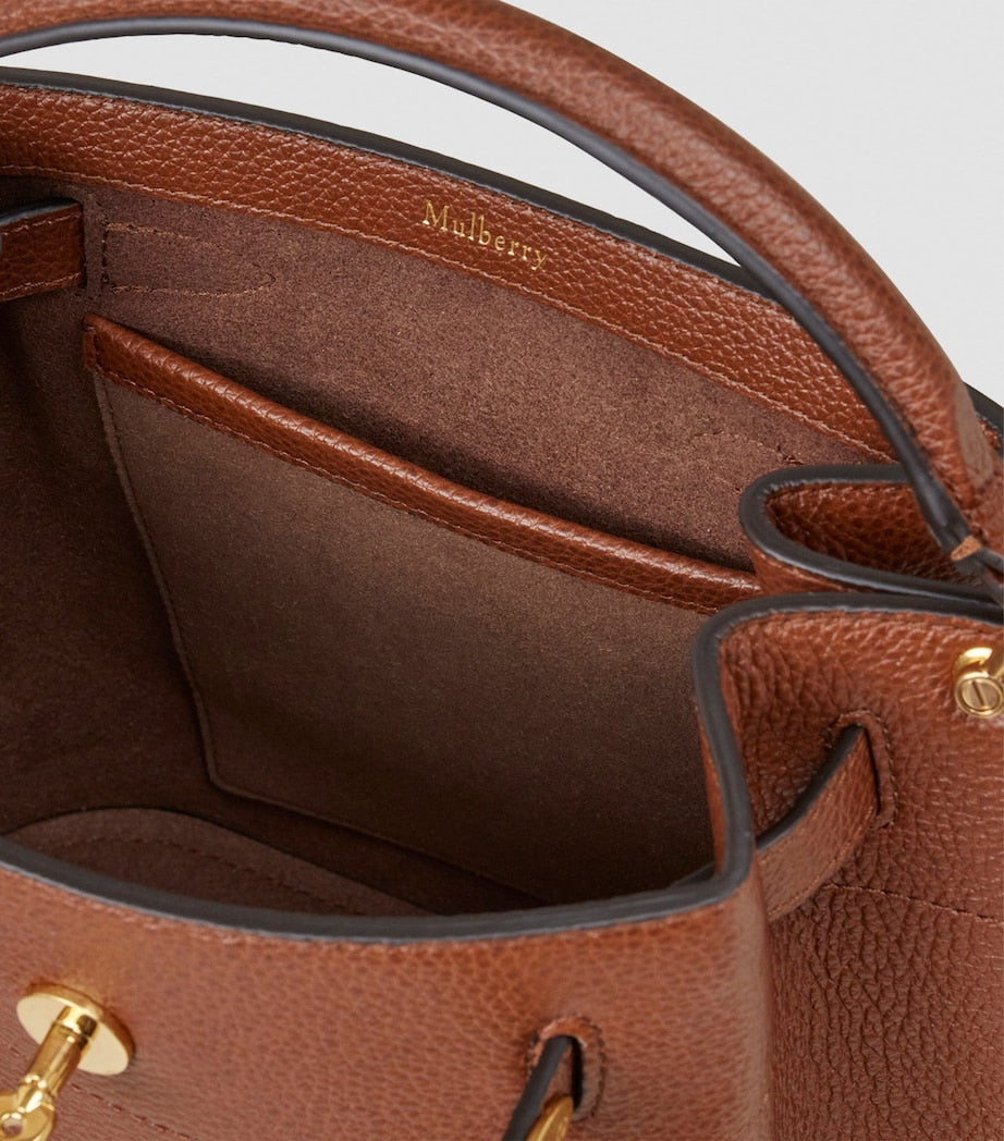 Mulberry Brown Leather Islington Bucket Bag
