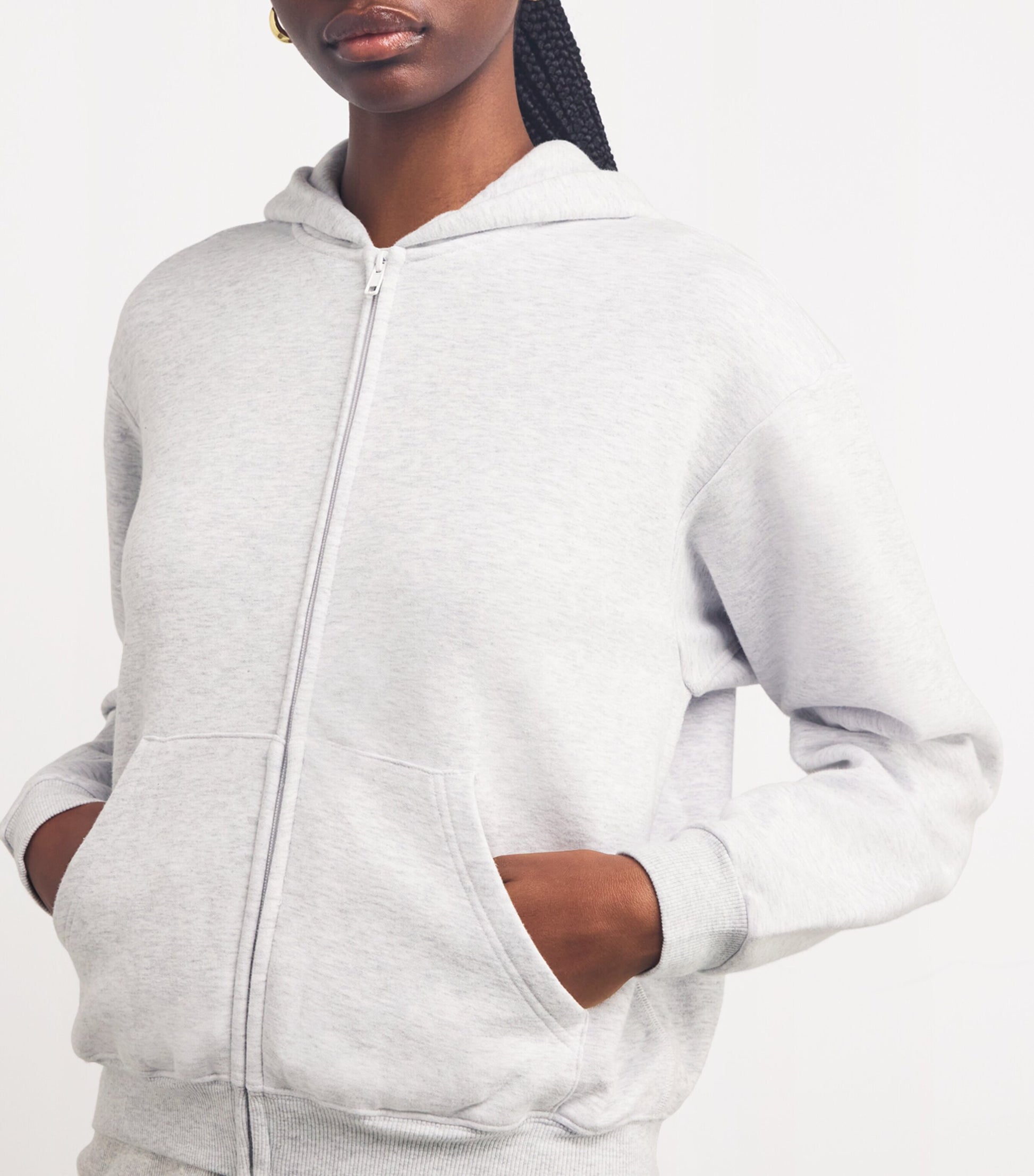 Cotton-Blend Fleece Classic Hoodie