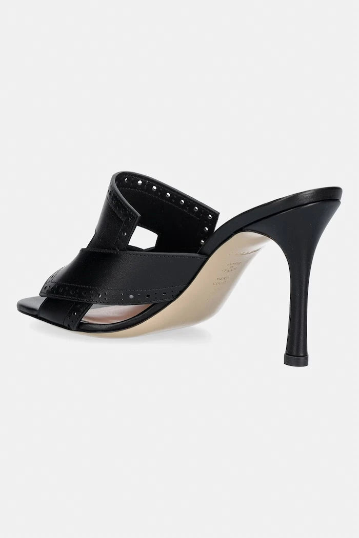 Pollini чехли с висок ток дамски от кожа