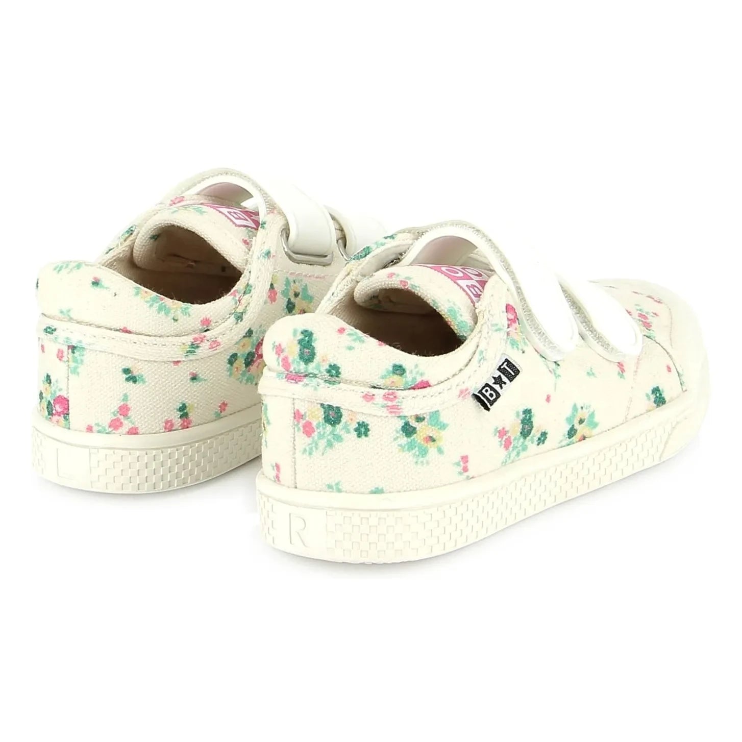 Bonton - Flowery Izy Scratch Sneakers | Ecru