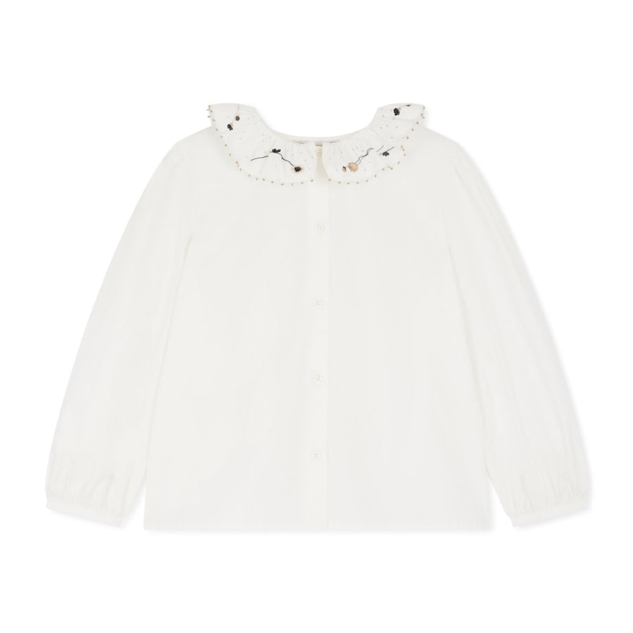 Organic Cotton Ruffled Jora Blouse (10-14 Years)