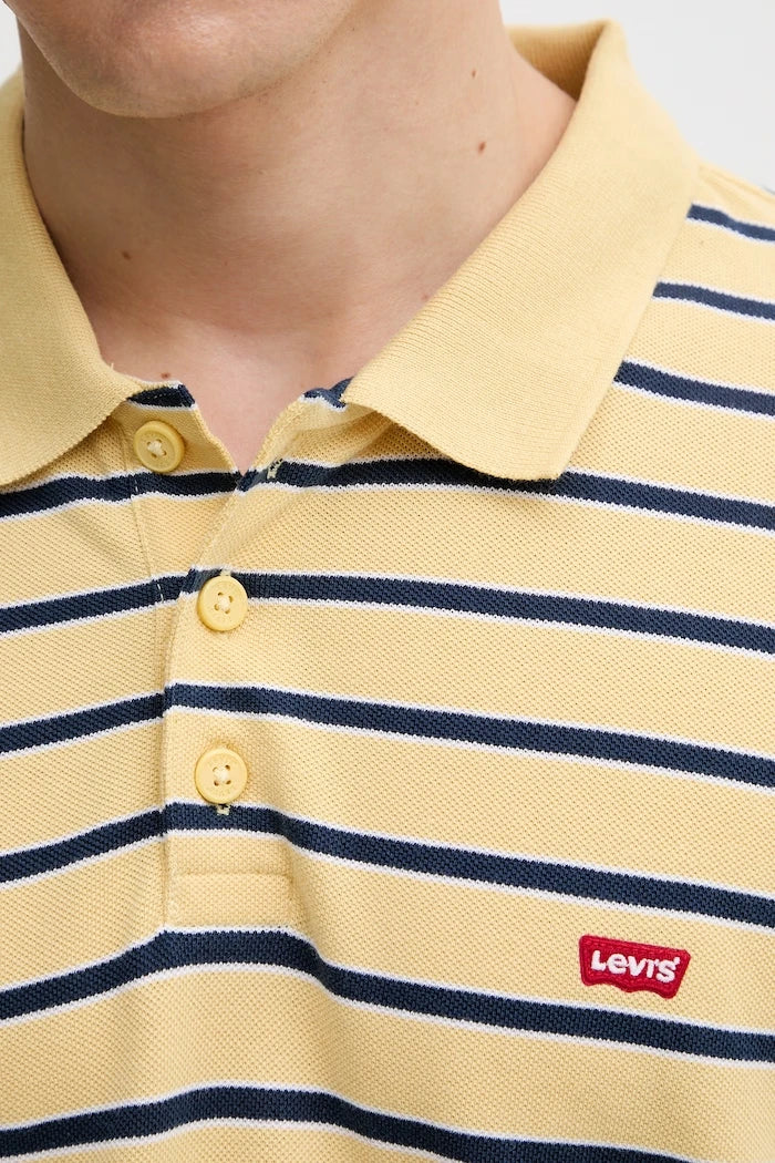Levi's тениска с яка мъжка от памук LEVIS HM