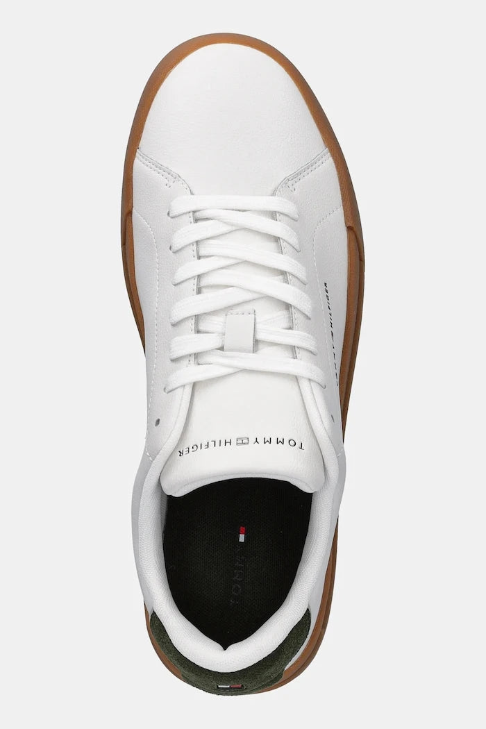 Tommy Hilfiger TH COURT LTH DETAIL Erkek Deri Spor Ayakkabı
