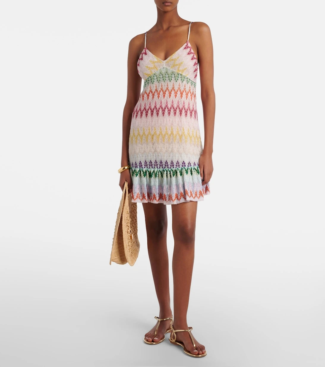 Missoni - فستان قصير لاميه