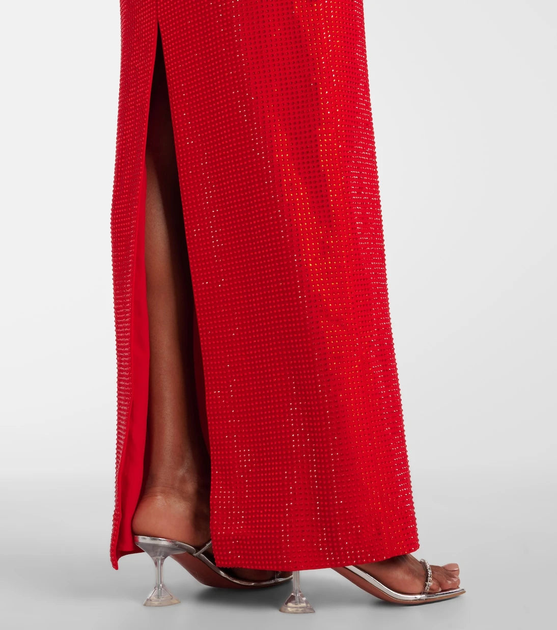 Self-Portrait - Embellished cutout crêpe gown