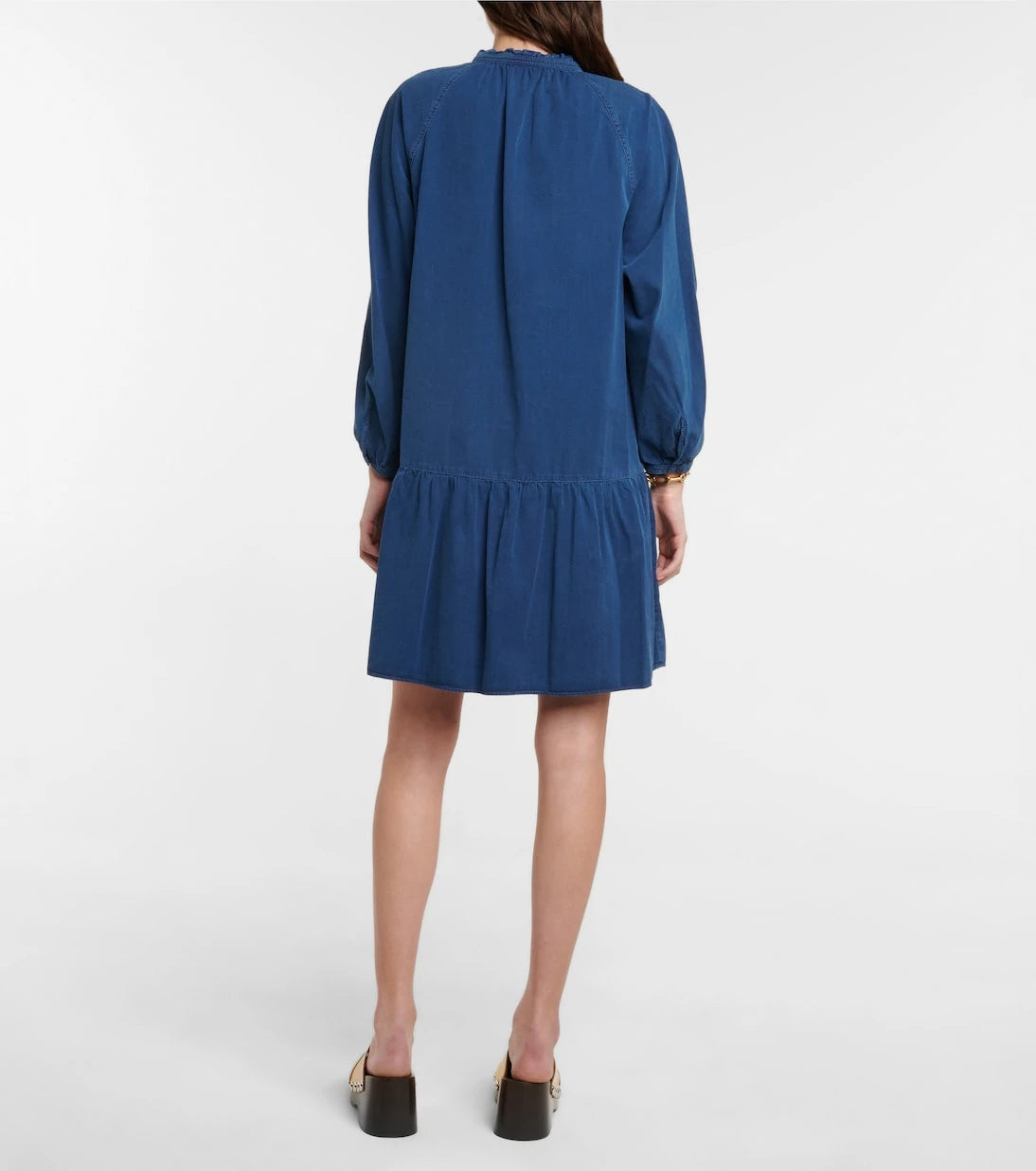 A.P.C. - فستان قصير ناتاليا من مزيج القطن