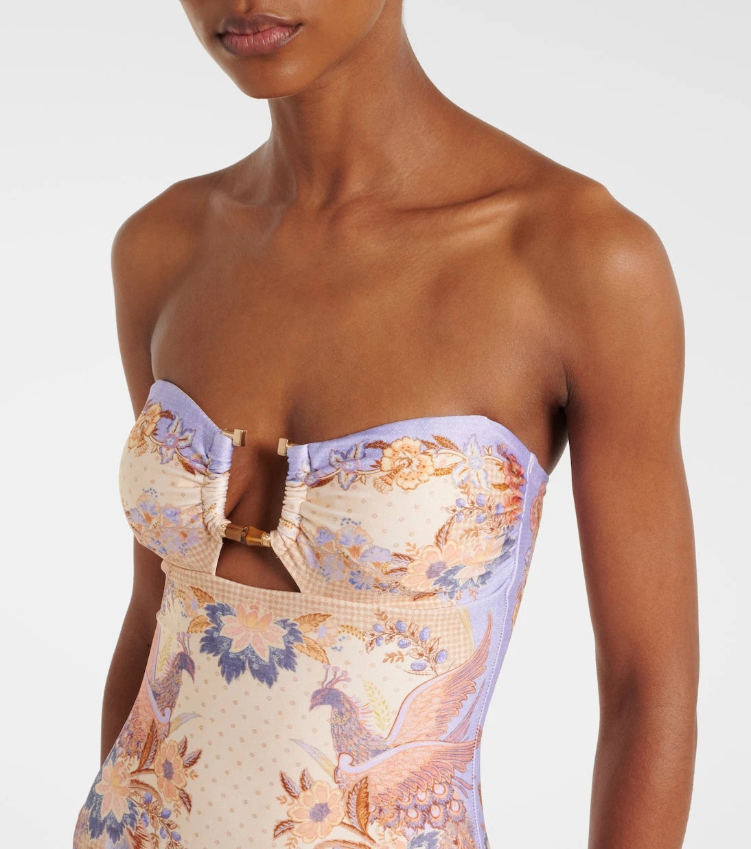 Zimmermann - Indra printed swimsuit