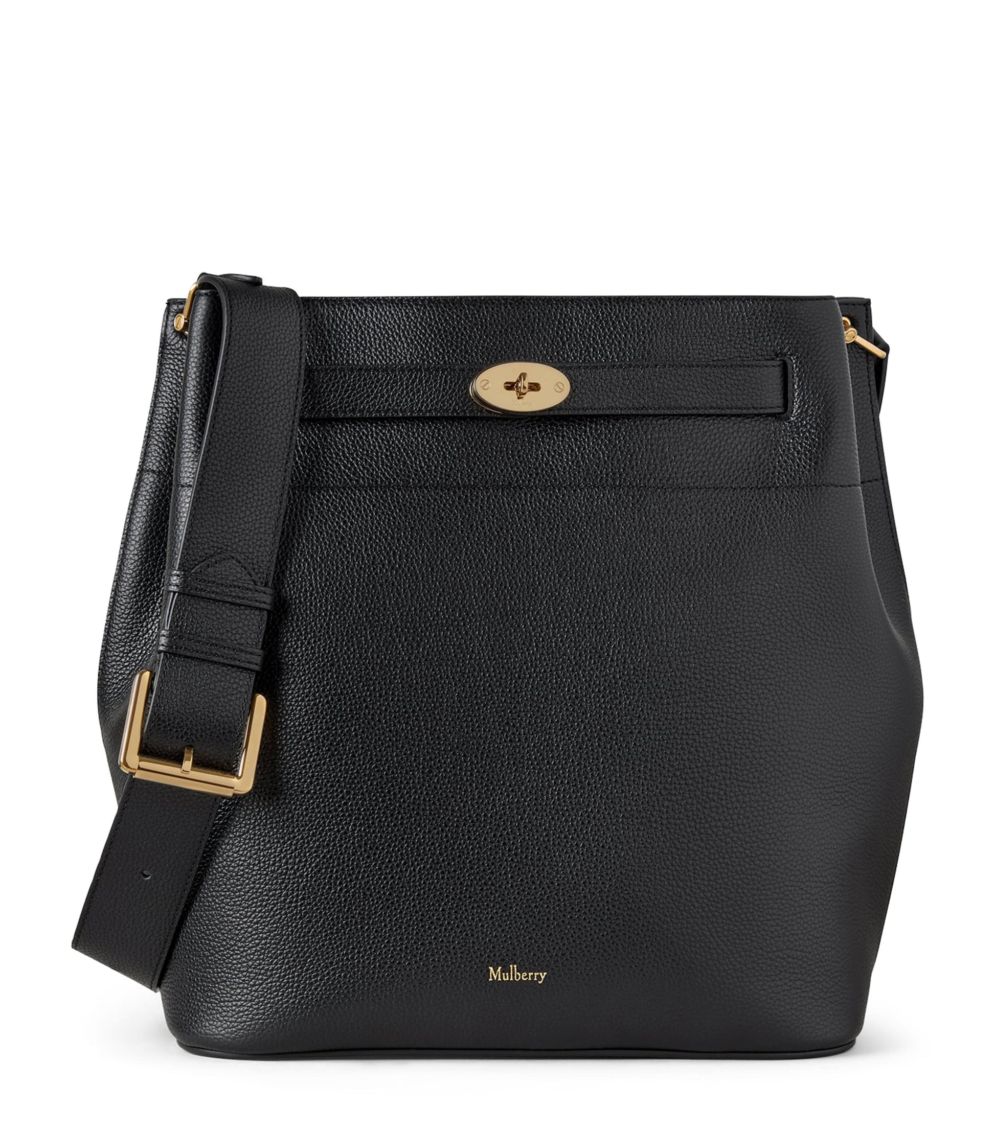Mulberry Large Leather Islington Bucket Bag
