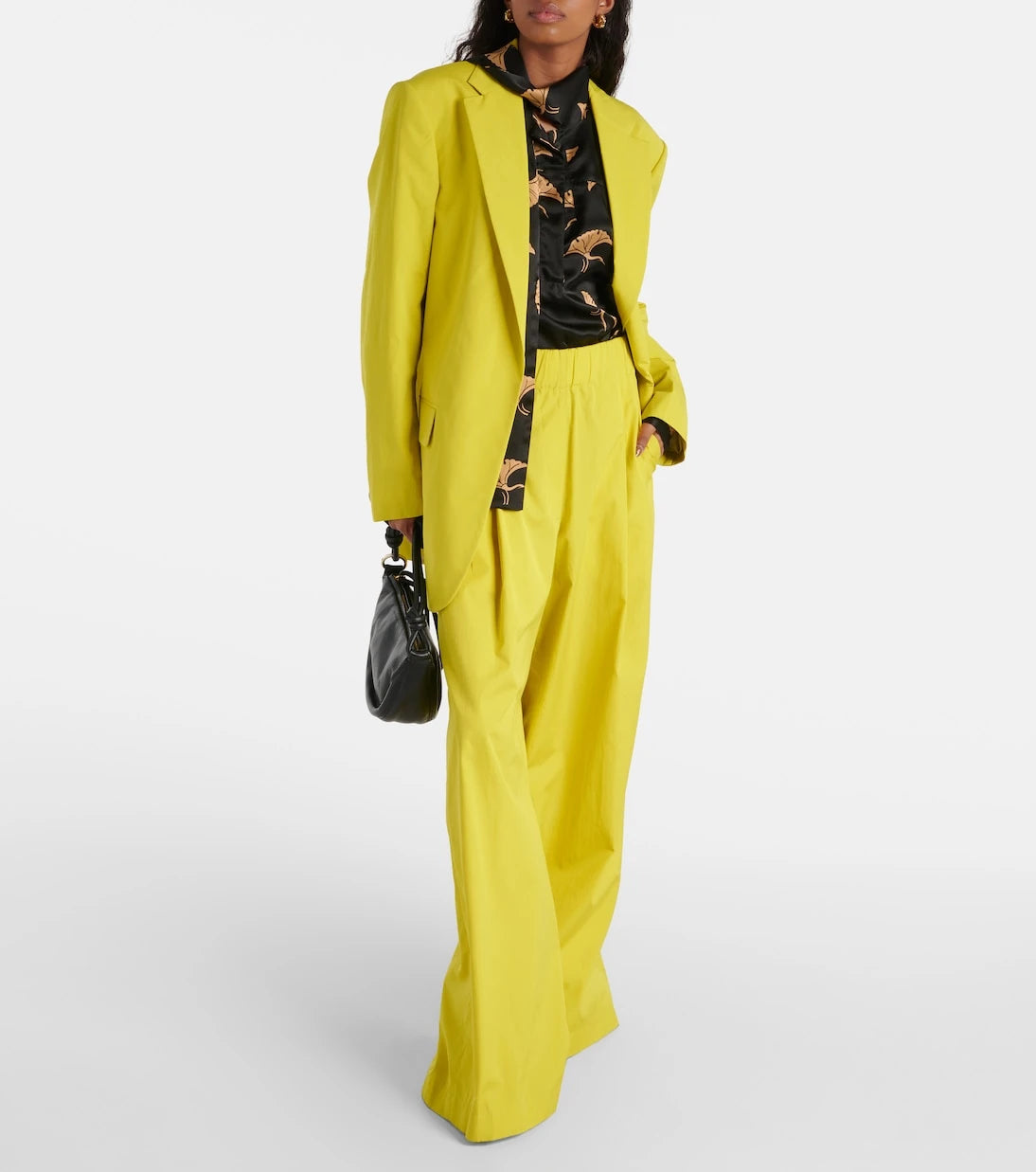 Dries Van Noten - Oversized cotton poplin blazer