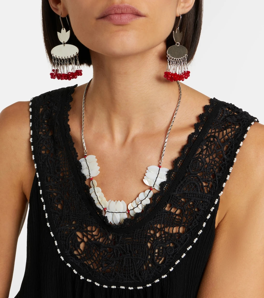 Isabel Marant - Nilany beaded silk romper